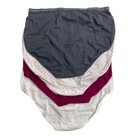 New Underwear Women’s Size 10, 3 Fruit of Loom 1 Hanes New Without Tags Painties - Picture 1 of 6